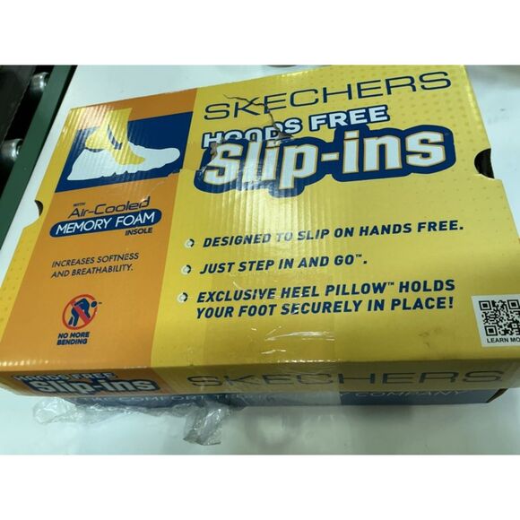 Skechers Men’s Afterburn M. Fit Grill Captain Slip-ins Sneaker White/Navy Size 8 - Picture 8 of 8